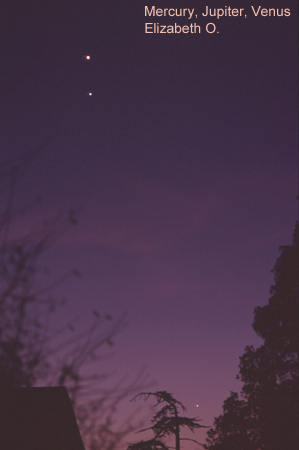 Elizabeth's Mercury, Jupiter, Venus