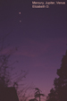 Mercury, Jupiter & Venus