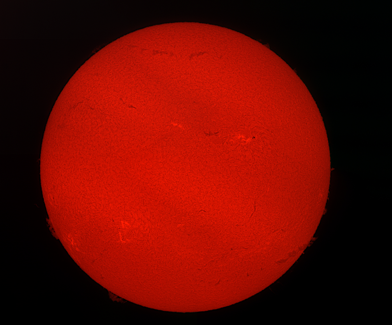 Alex M. Solar Disk in H-alpha